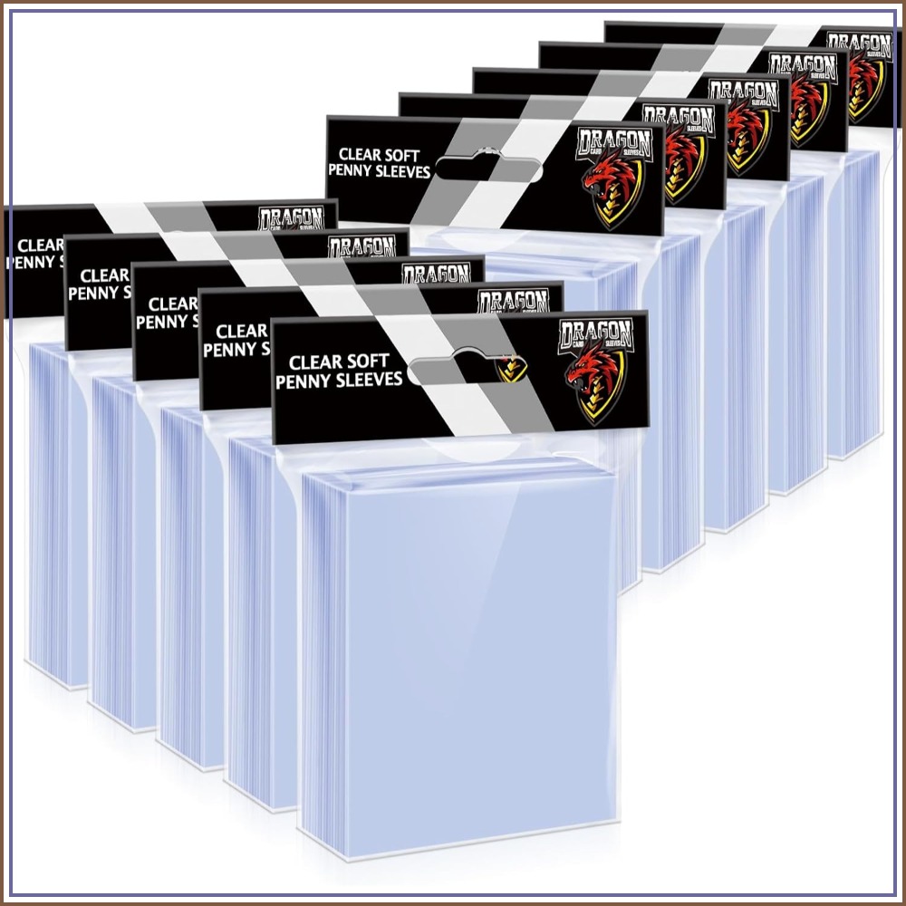 Card Penny Sleeve - 1000 Protetores de Cartas Top Loader