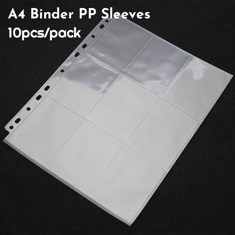 Card Penny Sleeve - Skysonic 10 pçs/set a4 binde pp