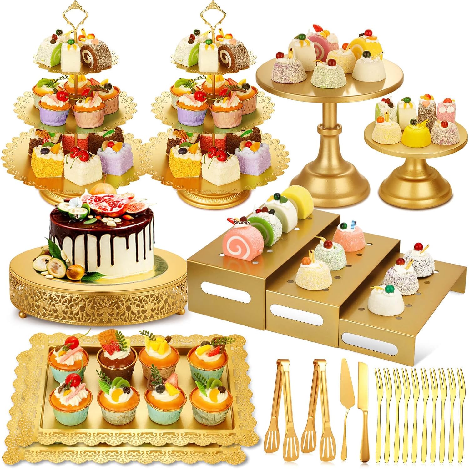 Conjunto de Exposição para Mes - Display Risers Set avaliação e preço