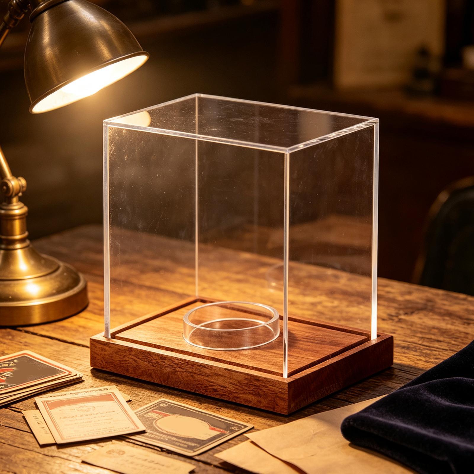 Vitrine transparente para exib - Display Case Acrylic avaliação e preço