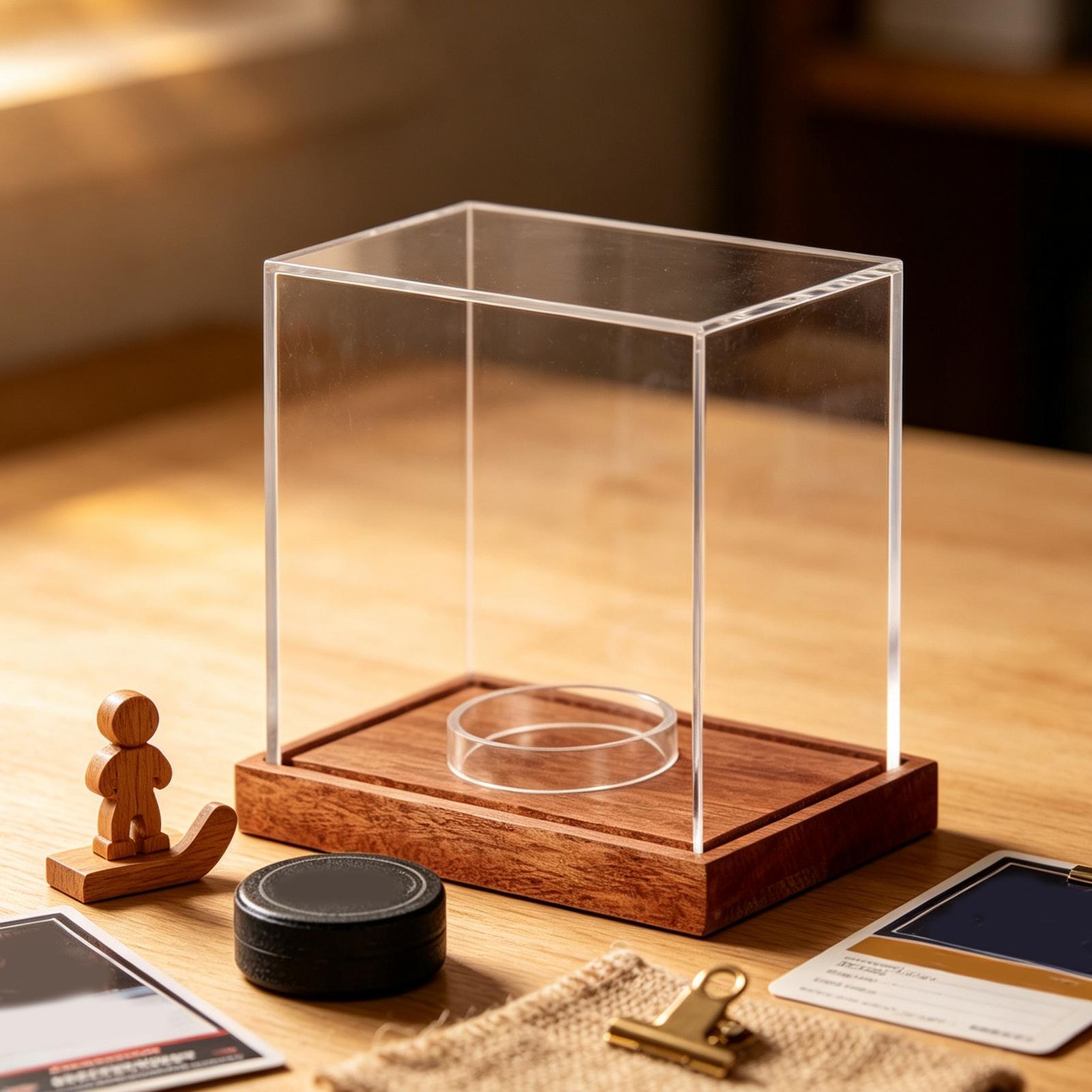 Vitrine transparente para exib - Display Case Acrylic avaliação e preço