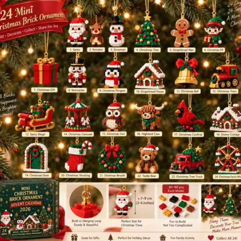 Calendário do Advento de Natal - Building Block Mini avaliação e preço