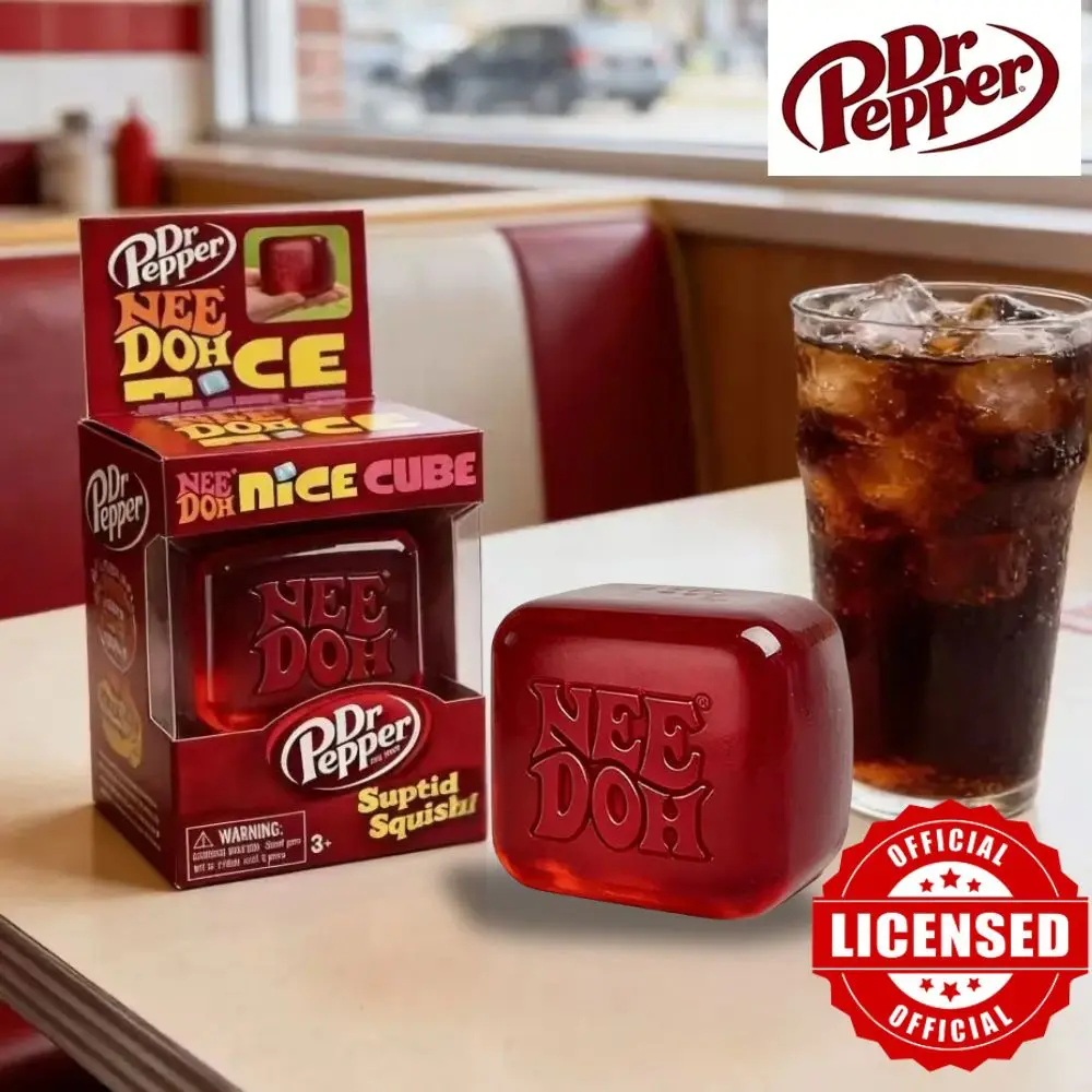 Dr Pepper X NeeDoh Nice Cube,  - Fidget Cube Original avaliação e preço