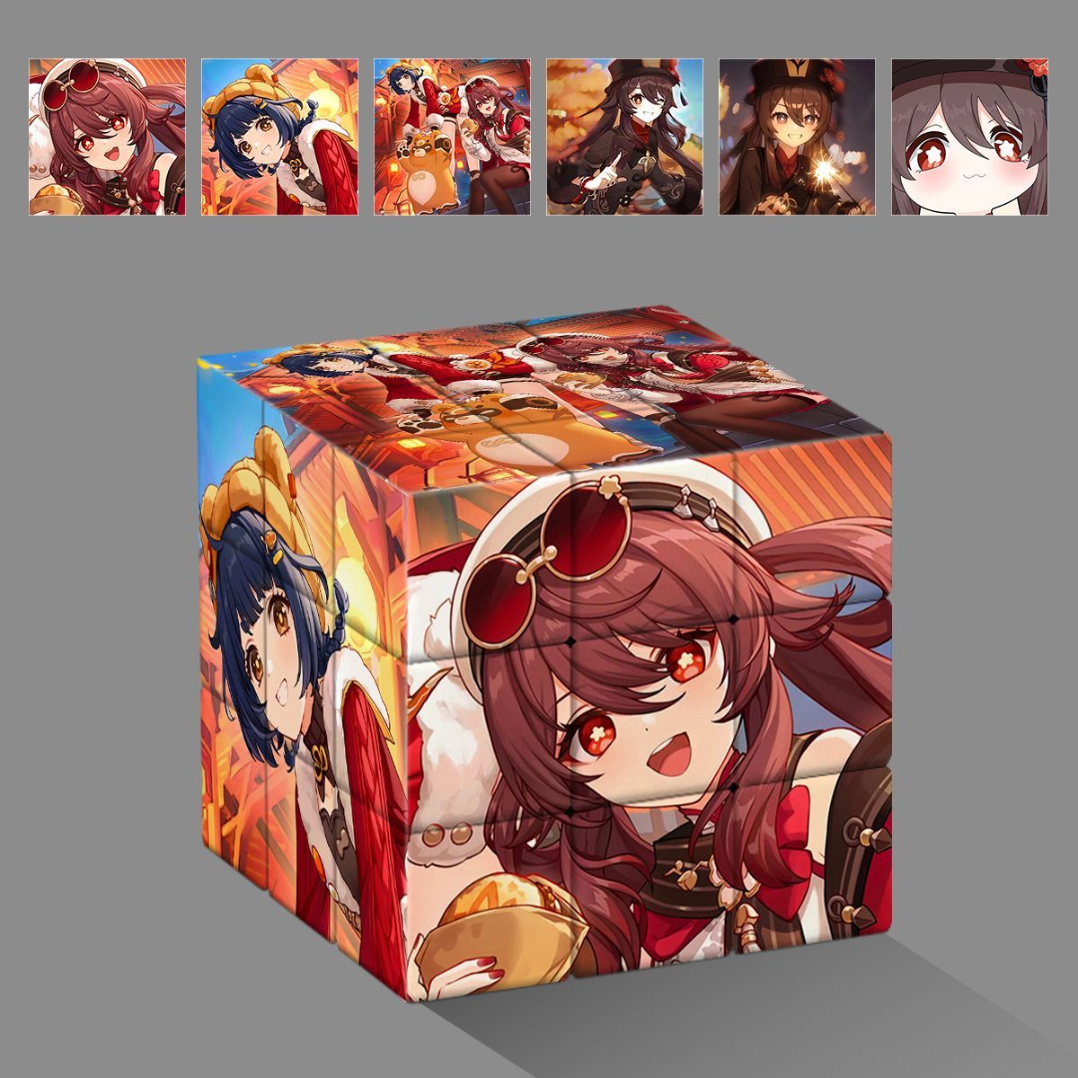 Cubo mágico anime genshin impa - Fidget Cube Original avaliação e preço
