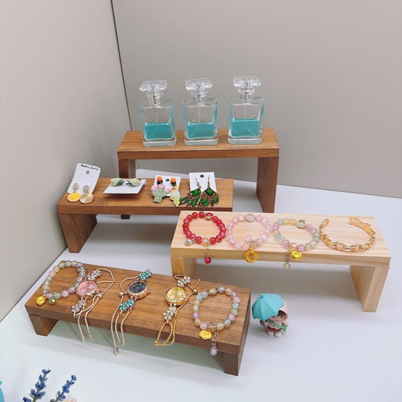 Suportes de madeira retangular - Display Risers Set avaliação e preço